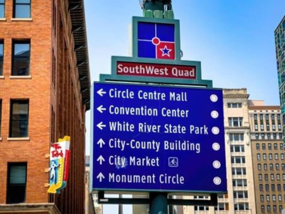 Free Parking! Downtown Lucas Oil- Conv Center Skywalk #3 Leilighet Indianapolis Eksteriør bilde